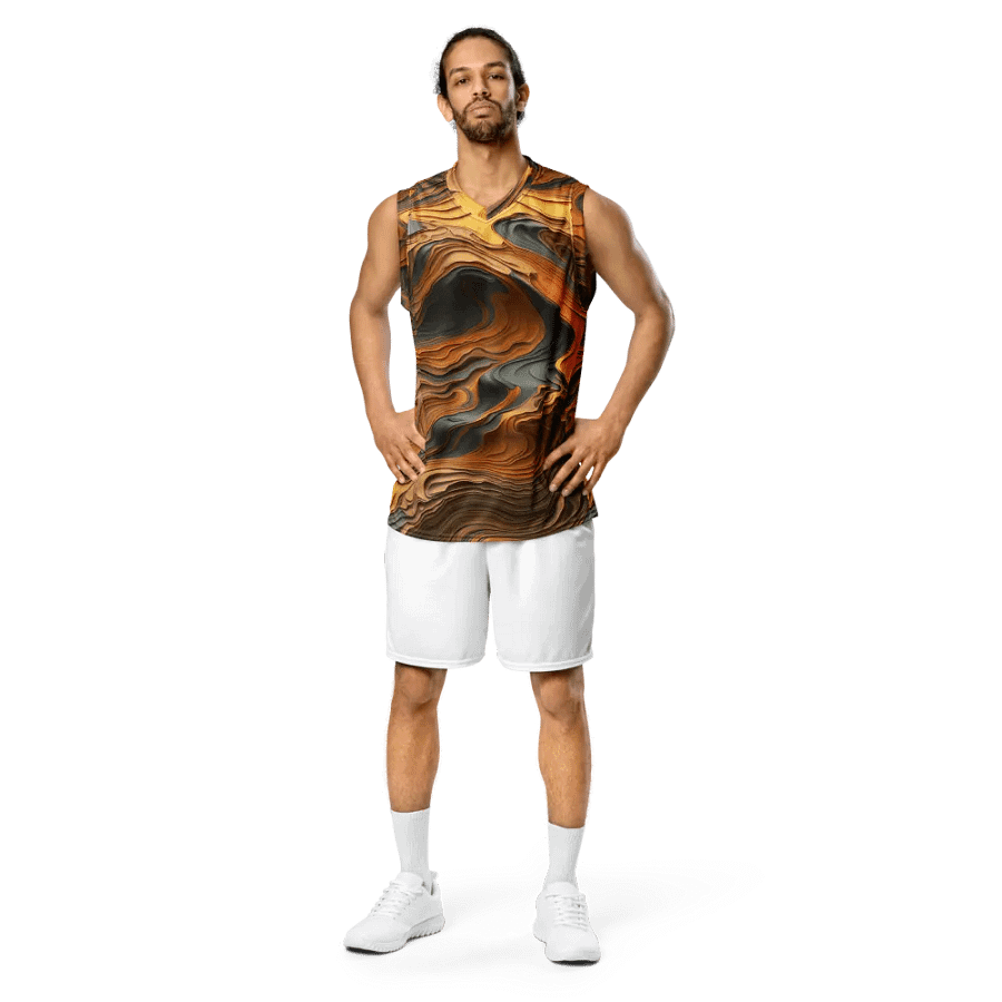 Harmony Flow Unisex Basketball Jersey product image (3)