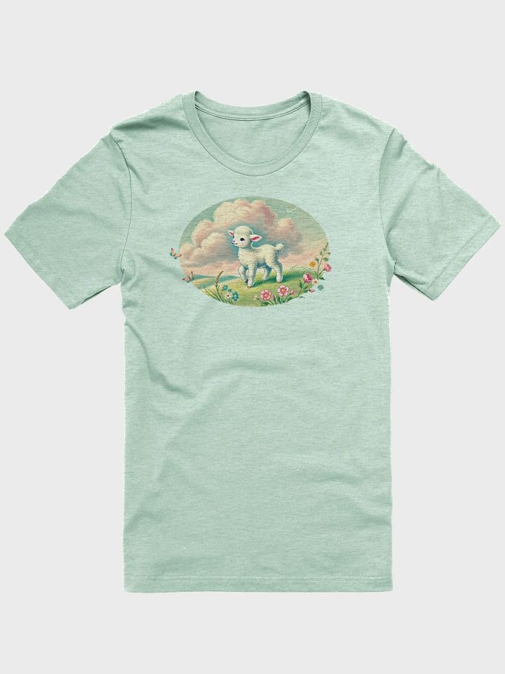 Vintage Style Fluffy Lamb Meadow Supersoft T-Shirt product image (52)