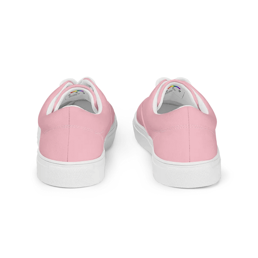 Men's Pink Lace-Up Canvas Shoes product image (3)