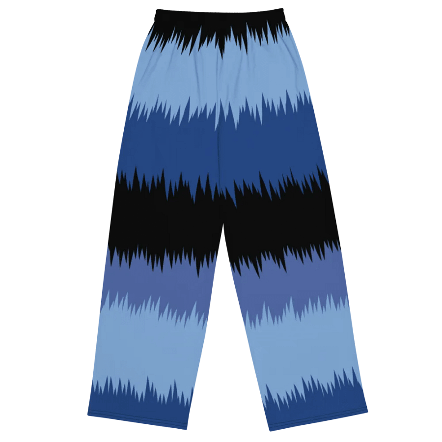 Spiky Blue Horizon Wide-Leg Pants product image (2)