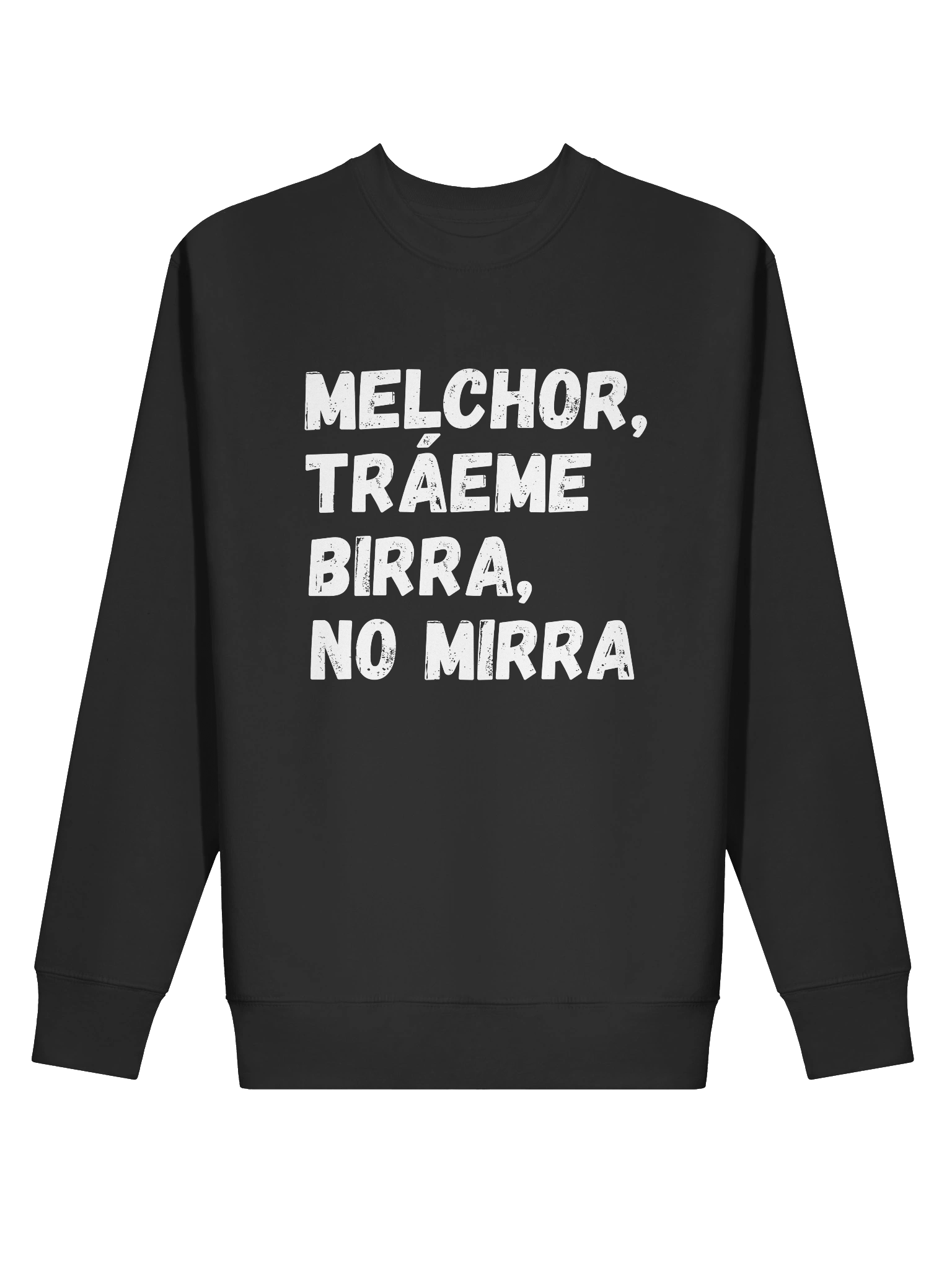 Melchor, Tráeme Birra, No Mirra Premium Crewneck Sweatshirt product image (2)