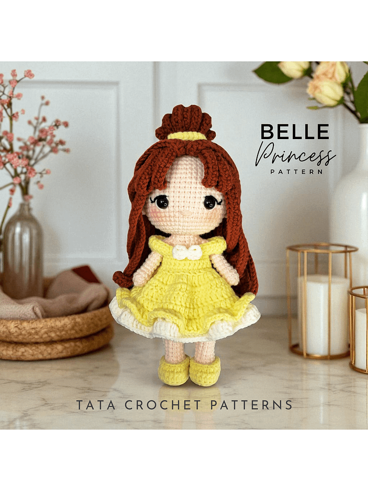 PDF -♡- Doll Dress Up & Transformation -♡- Princess Amigurumi Crochet Pattern product image (1)