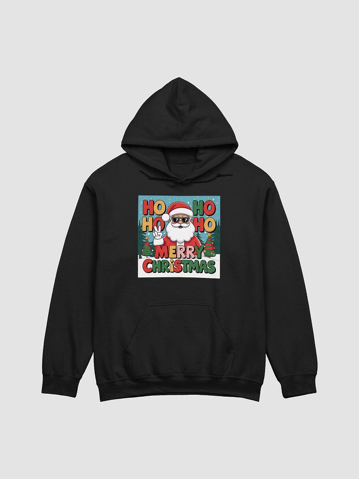 Fun Santa Claus Ho Ho Ho Merry Christmas hoodie product image (1)