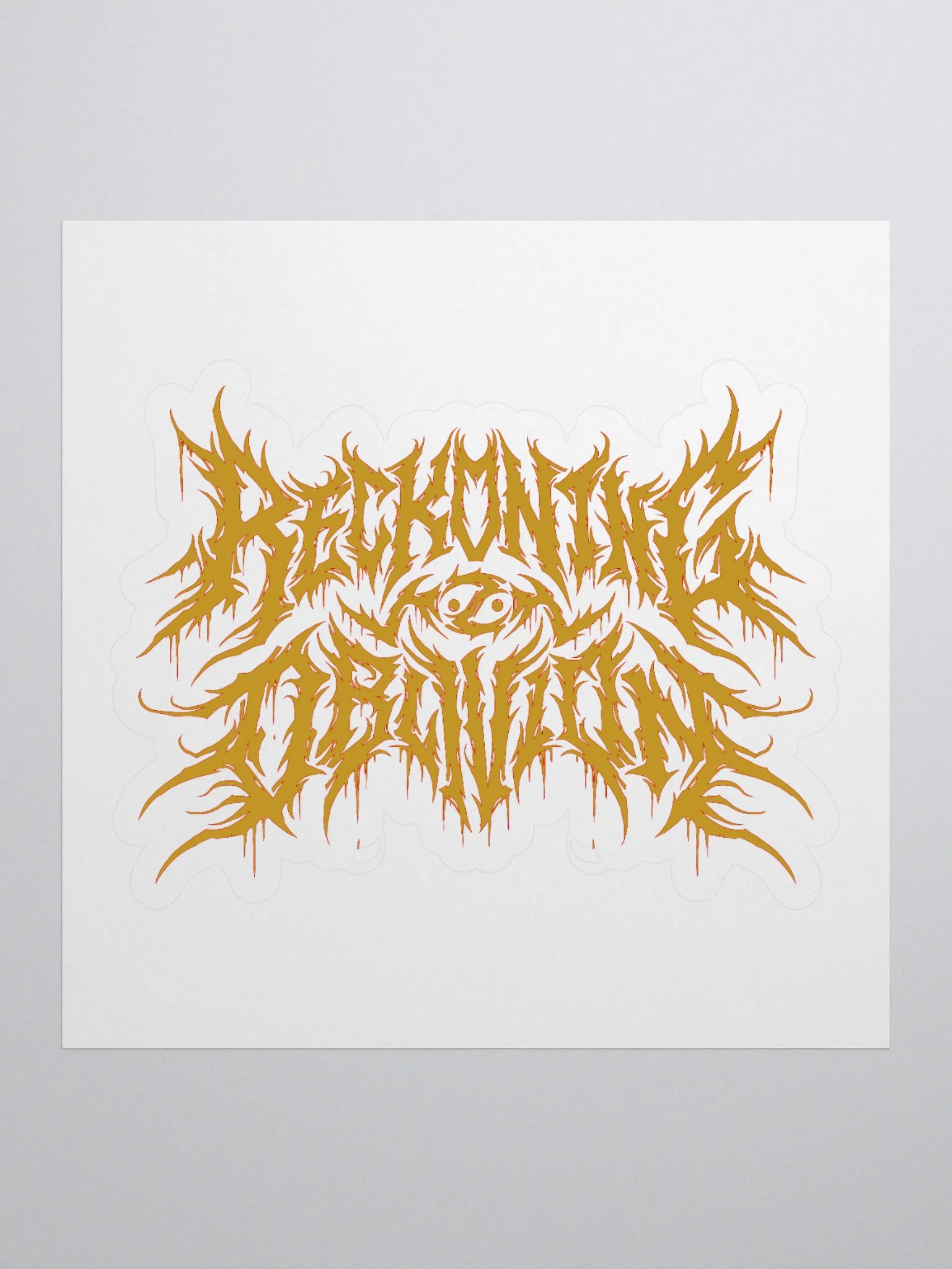 Reckoning Oblivion LOGO Sticker product image (1)