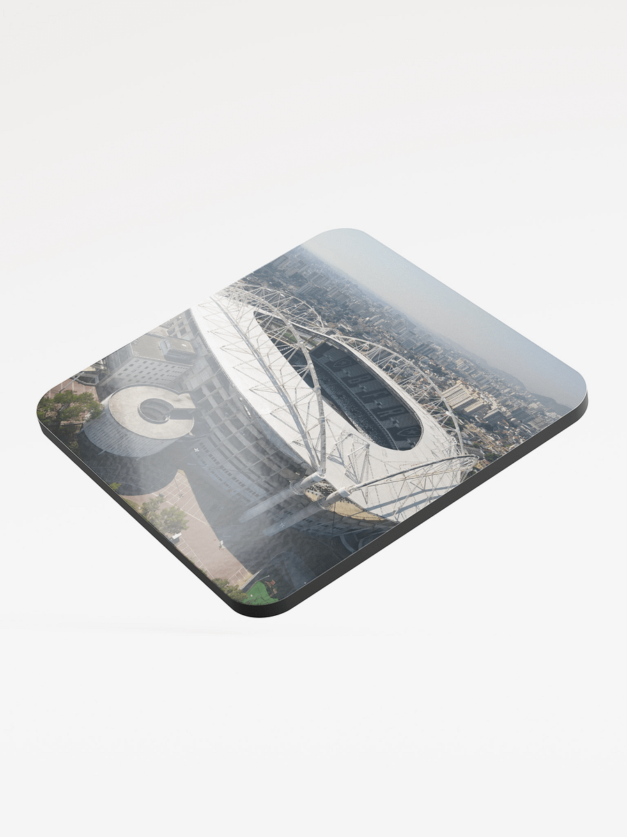 Nilton Santos Stadium – Glossy Cork Coaster /Porta-Copo de Cortiça (EN/BR) product image (3)