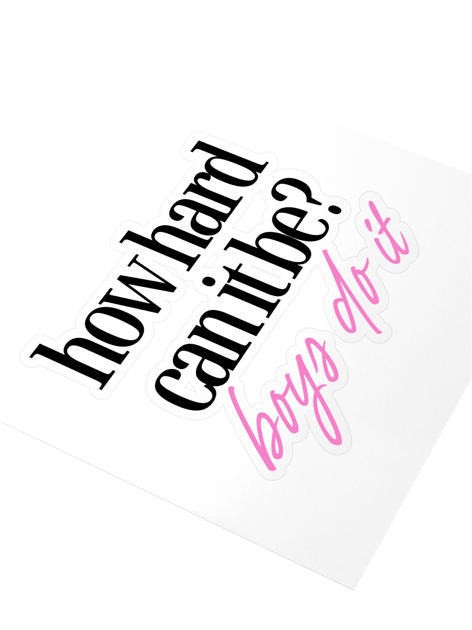 HHCIBBDI Pink Sticker product image (3)