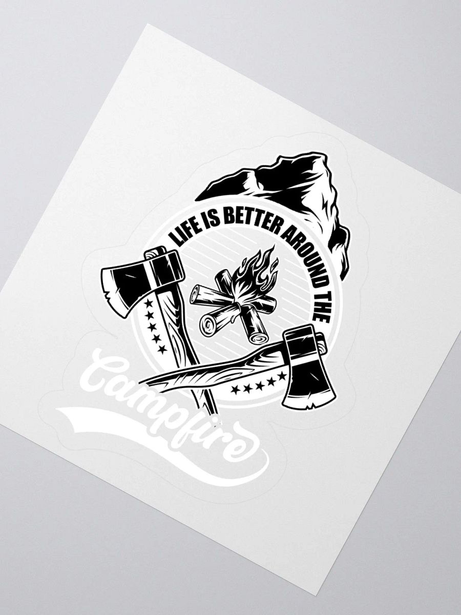 Mountain Campfire Kiss-Cut Stickers product image (5)
