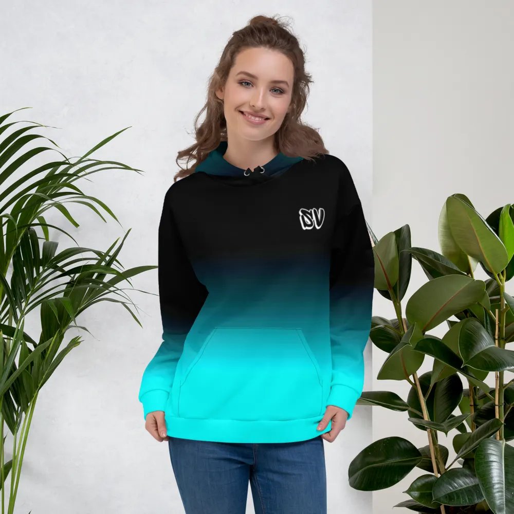 STRAIGHT VIBIN NEON COLOR FADE STYLE TANJIRO DEMON SLAYER HOODIE product image (5)