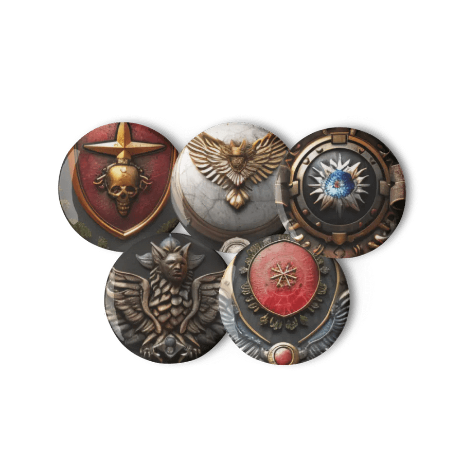 Winged Valor Pin Button Set product image (6)