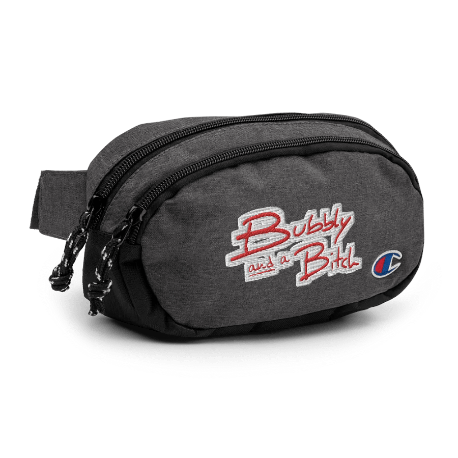 Bubbly and a B*tch (red bubble design) champion fanny pack product image (3)