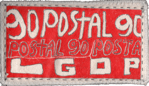 Go Postal Red 2 greeting card product image (1)