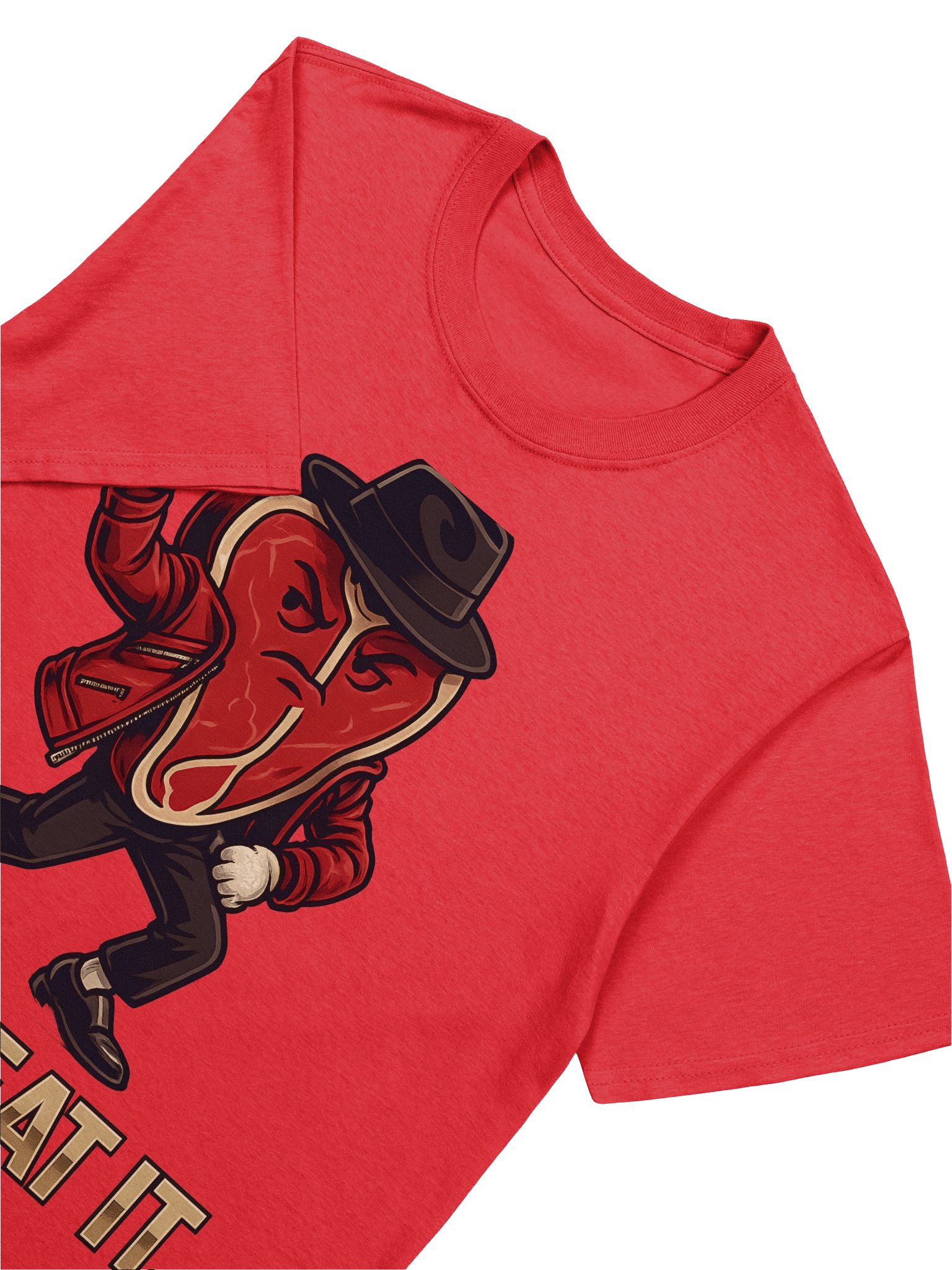 “Just Beat It” Dancing T-Bone Steak T-Shirt – Funny Michael Jackson Parody Tee for Meat Lovers product image (48)