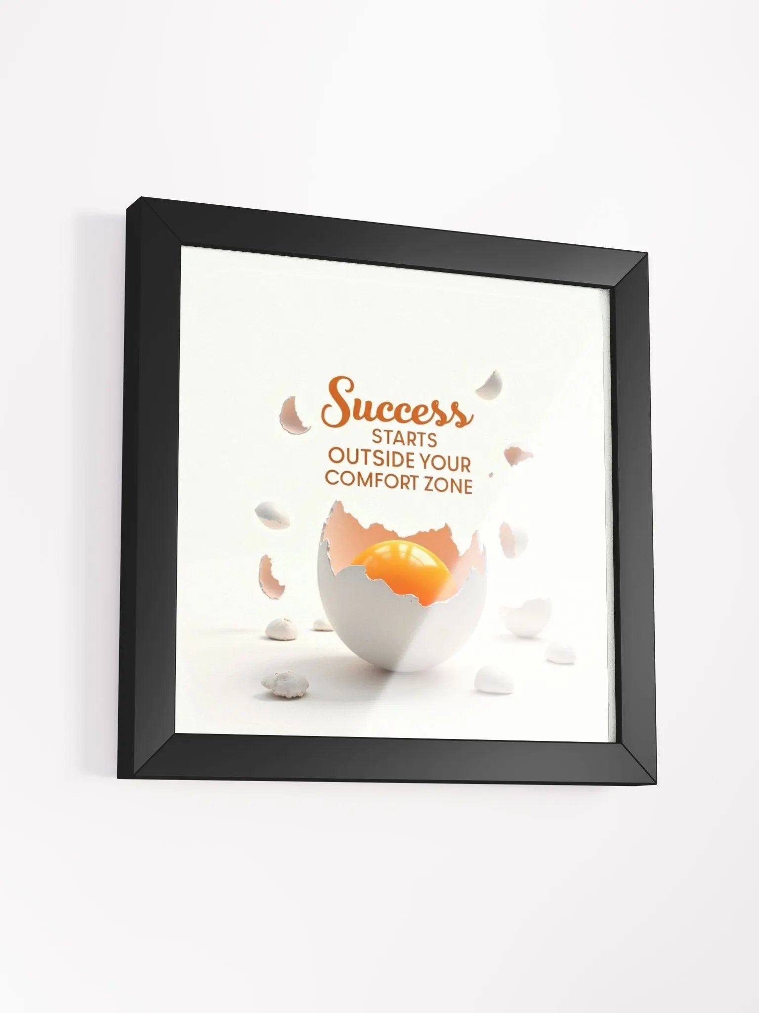 Comfort Zone Cracked Egg Framed Poster product image (3)