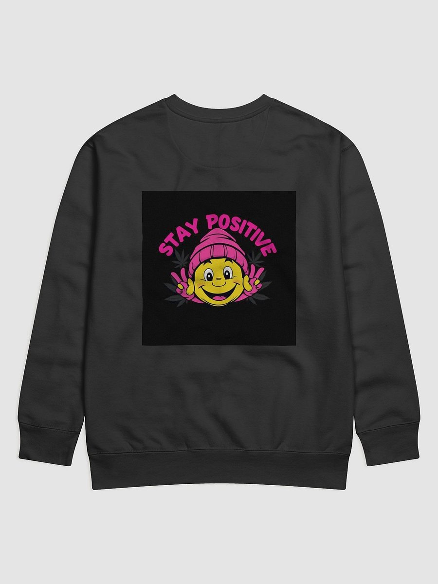 Stay Positive Smiley Face Premium Sweatshirt product image (16)