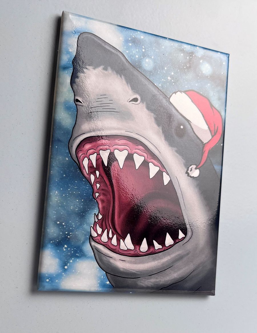Christmas Shark on the Fridge product image (2)