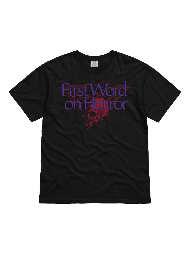 First Word On Horror Logo Tee - Purple product image (1)