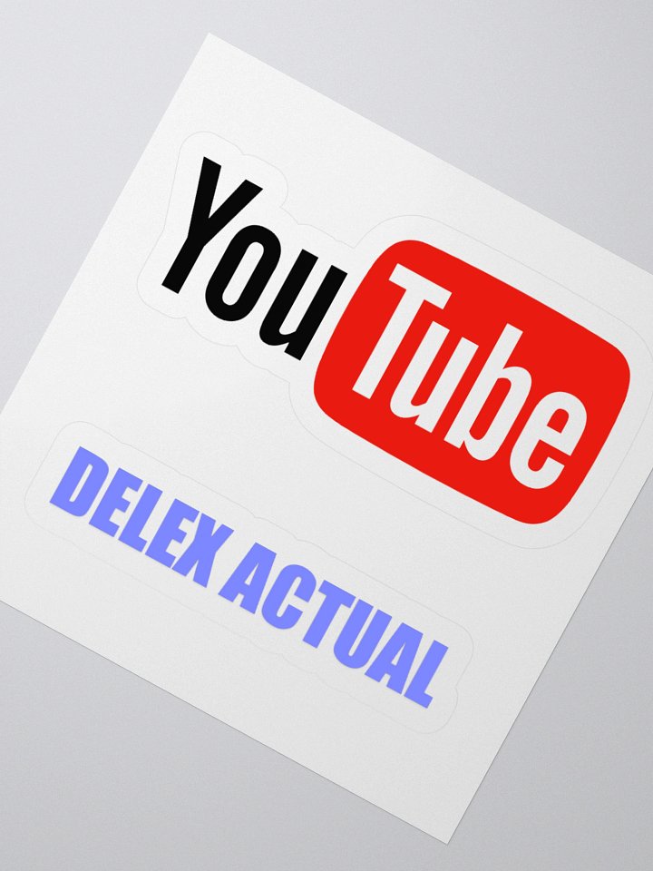 Delex Actual YouTube Stickers product image (4)