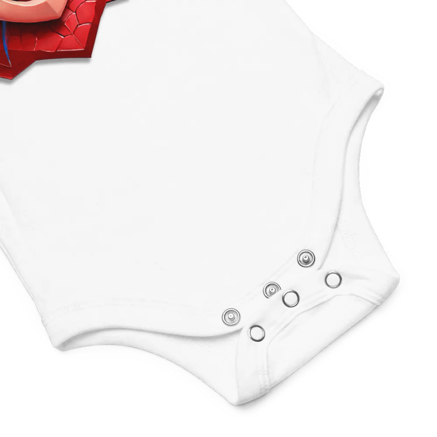 Smiling Spiderman Baby Short Sleeve One Piece product image (5)