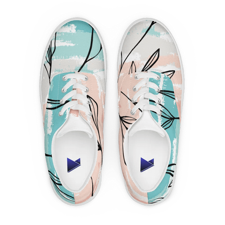 Botanical Bliss Lace-Up Canvas Shoes product image (1)