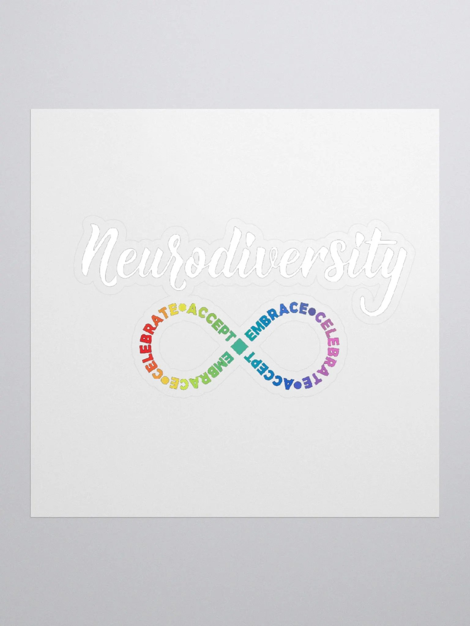Neurodiversity Window Sticker product image (1)