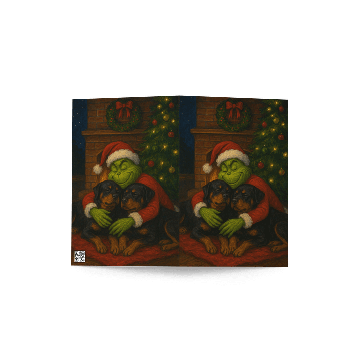 Grinch who stole the Rottweilers Greeting Card product image (4)