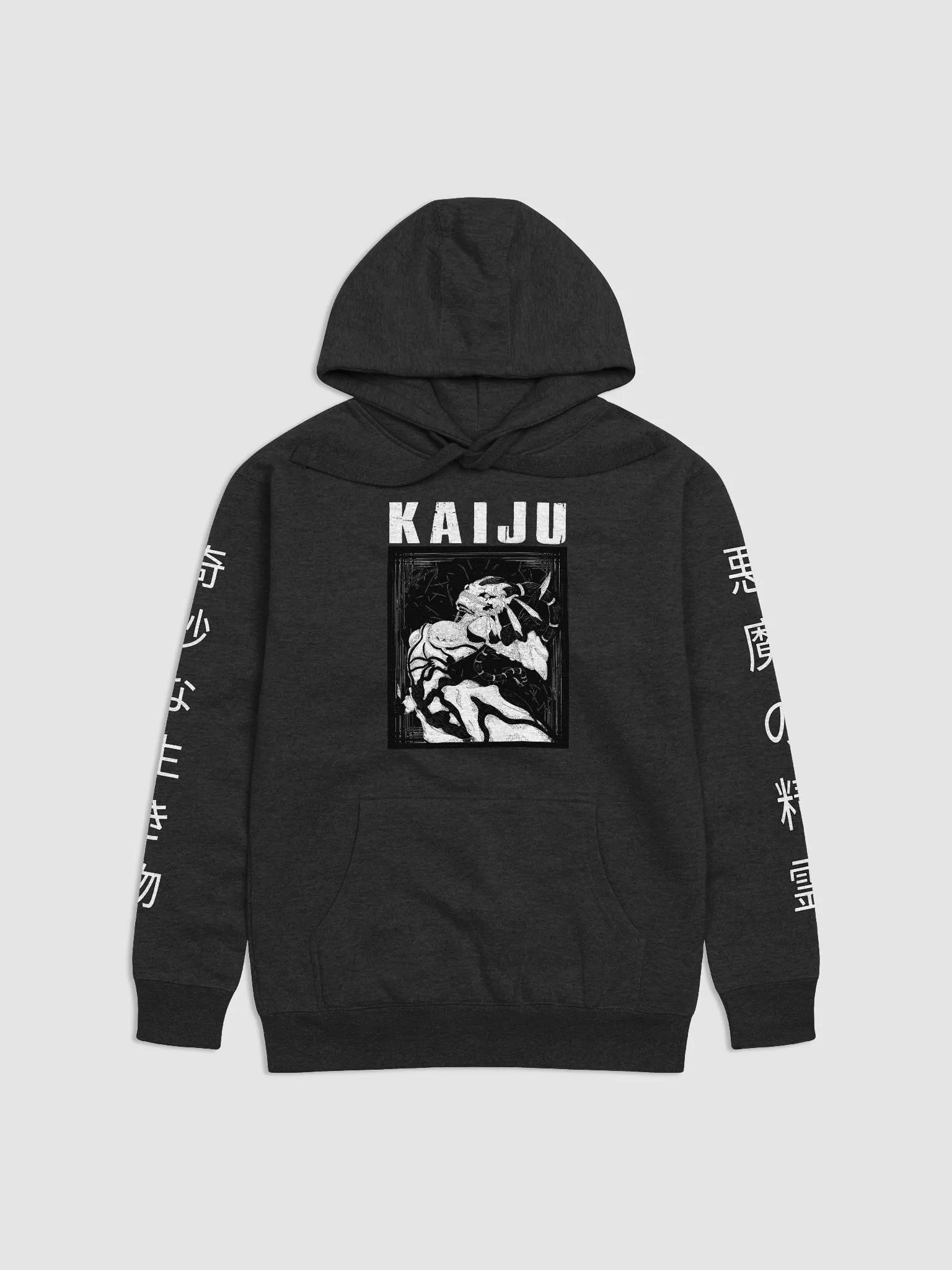 - [FRONT PRINT] - KAIJU Blackout Hoodie product image (1)
