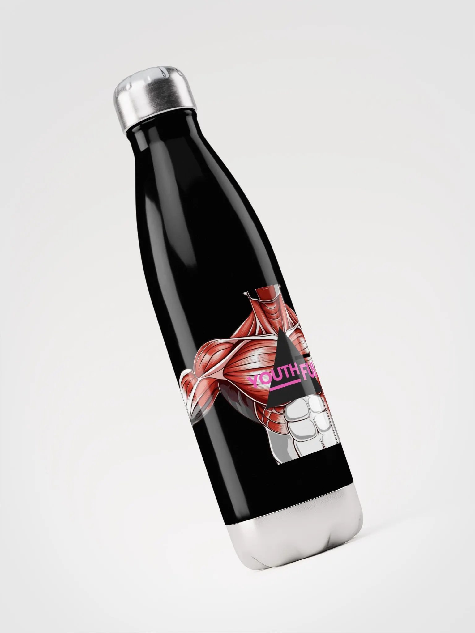 YHFL MUSCLES S. STEEL WATER BOTTLE product image (3)
