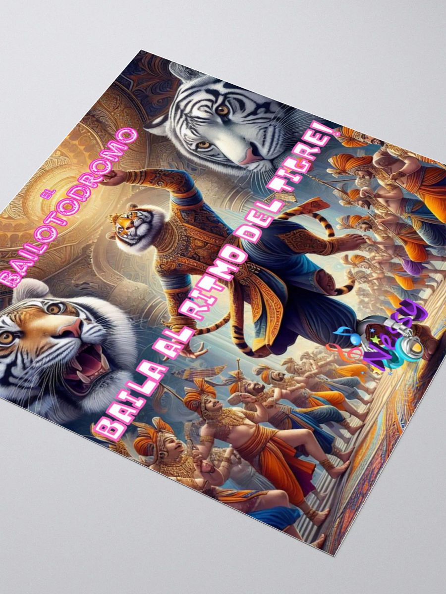 Sticker sencillo Baila al Ritmo del Tigre product image (9)