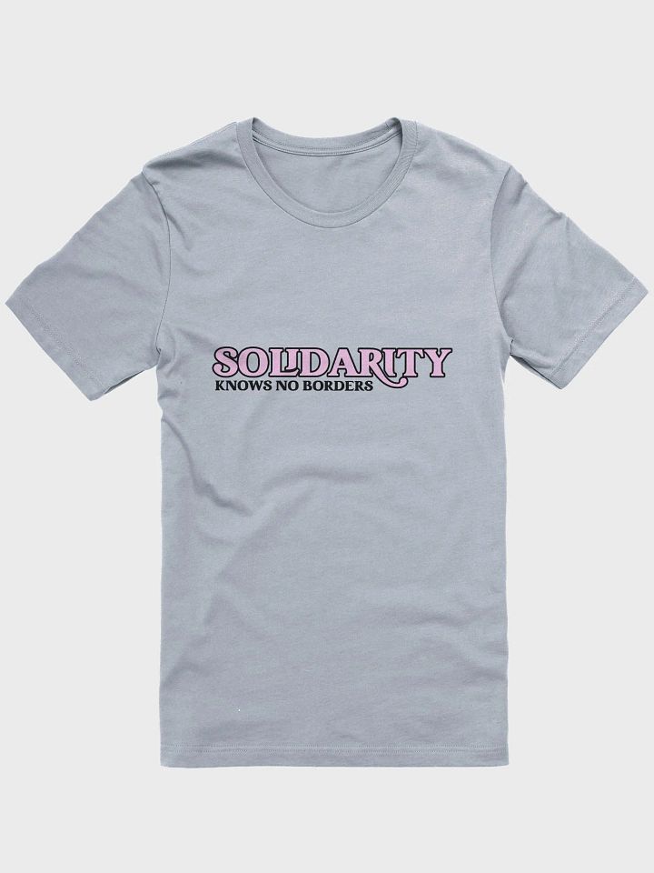 The 'Solidarity Knows No Borders' T-Shirt - Loose Fit product image (2)