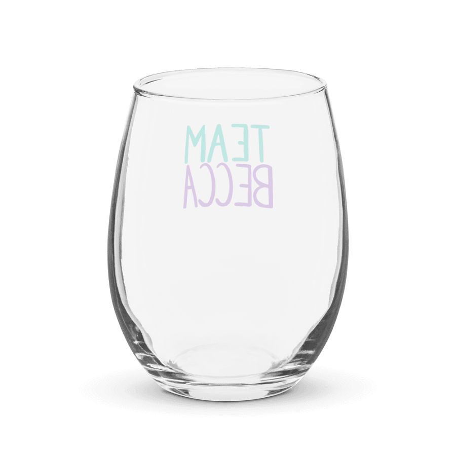 Team Becca Wine Glass product image (2)