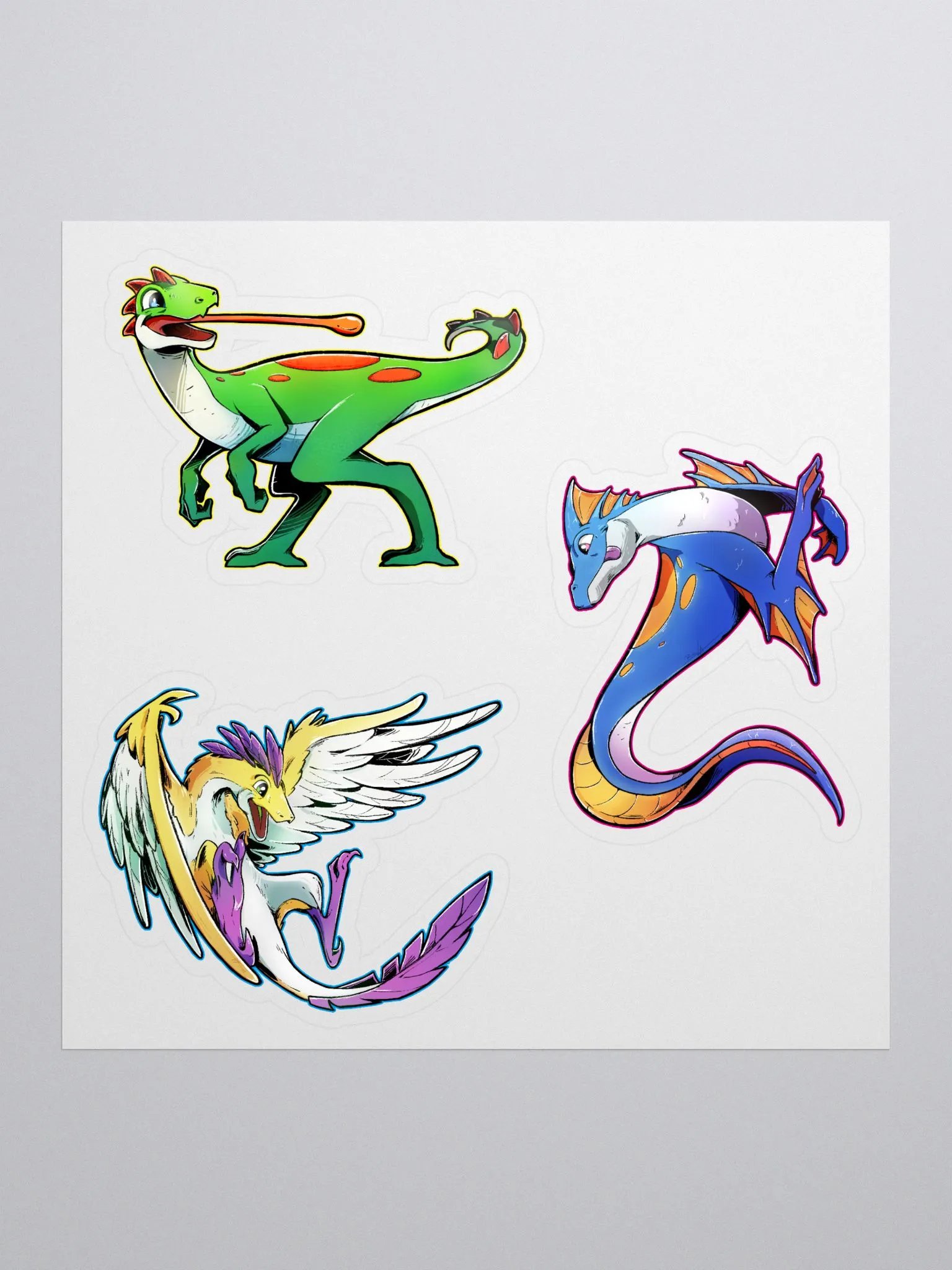 Mochee The Dragon Stickers product image (2)
