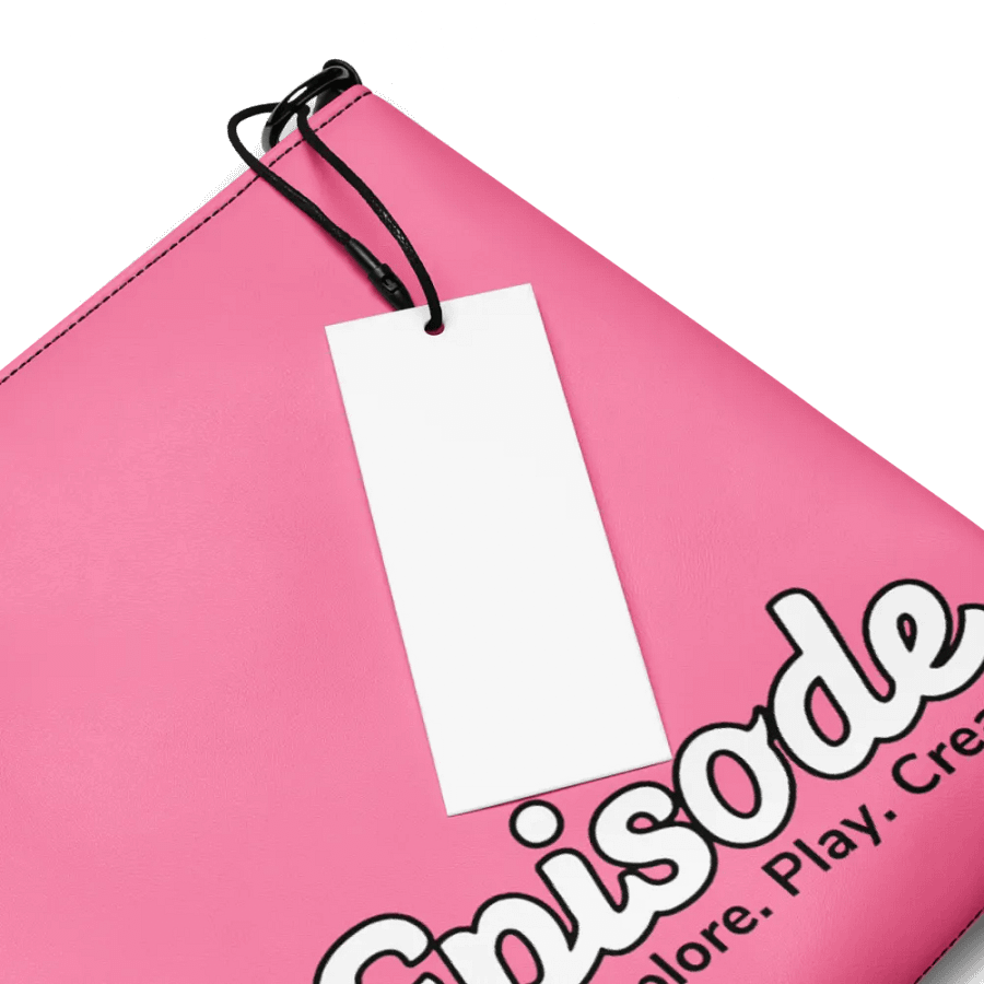 Episode All Over Print Crossbody Bag Pink With White Logo product image (8)
