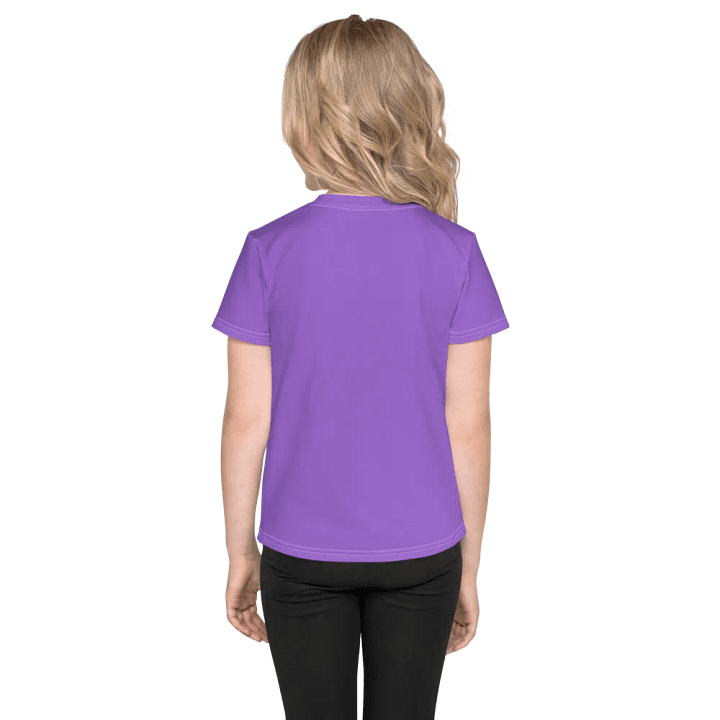 Kids Plain Color Amethyst T-Shirt product image (2)