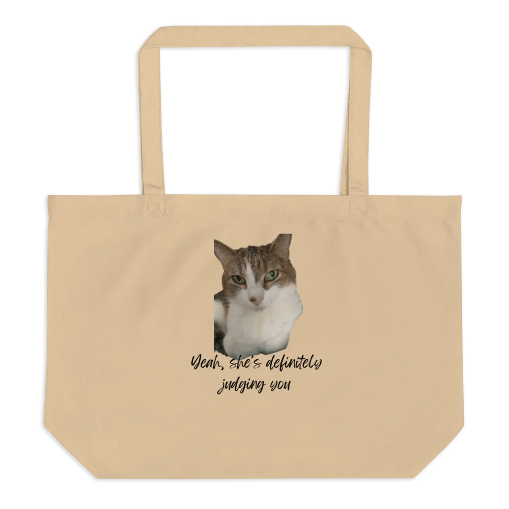 Green-Eyed Guardian Organic Tote product image (1)