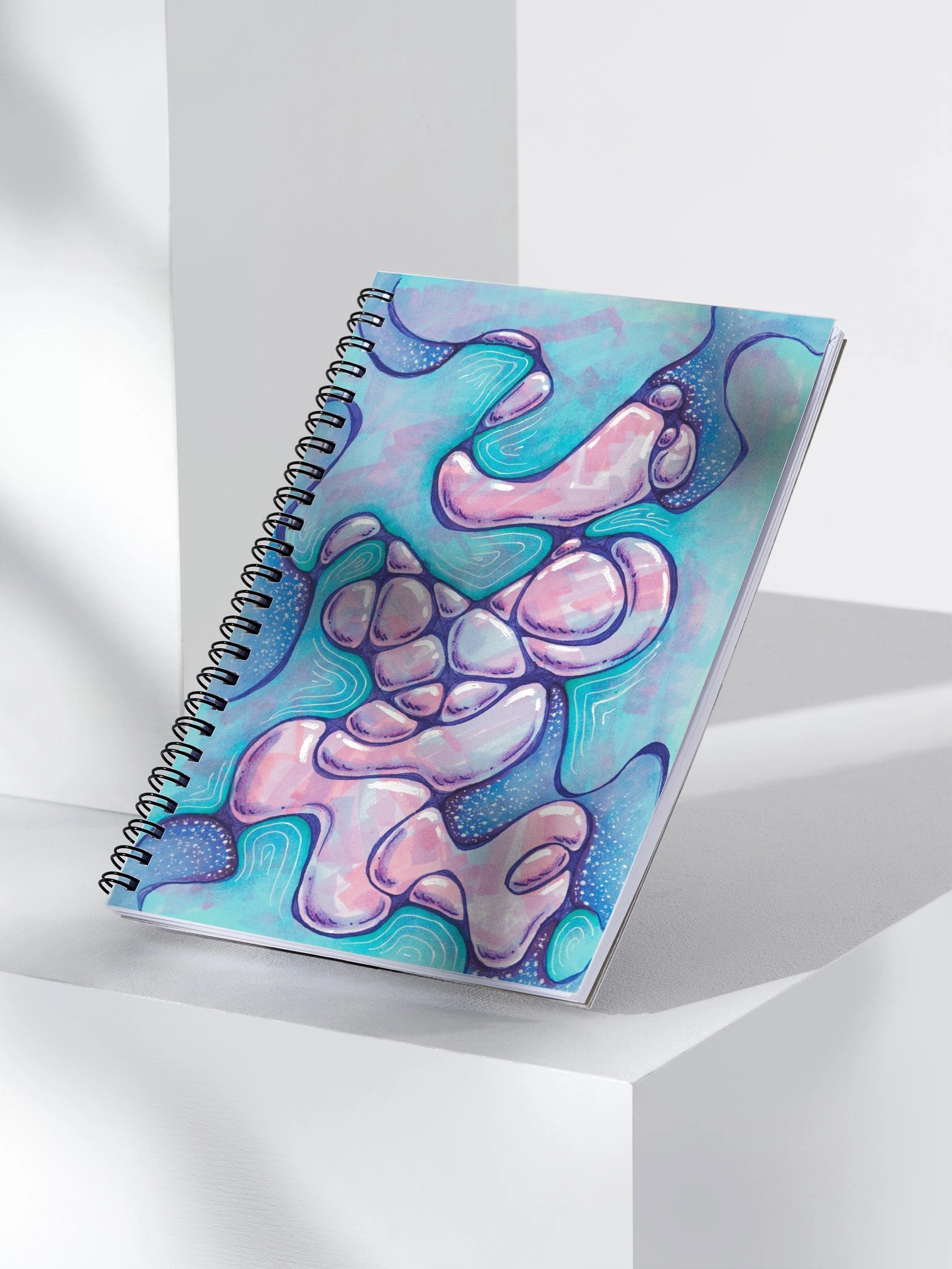 Pink Neurograph Notebook product image (3)