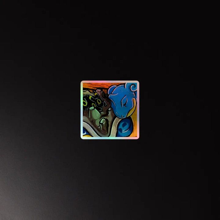Lapras & Umbreon Holofoil Sticker product image (2)