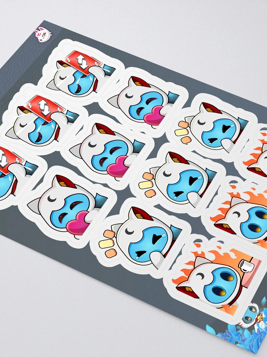 n3x Emotes #01 Sticker Sheet product image (2)