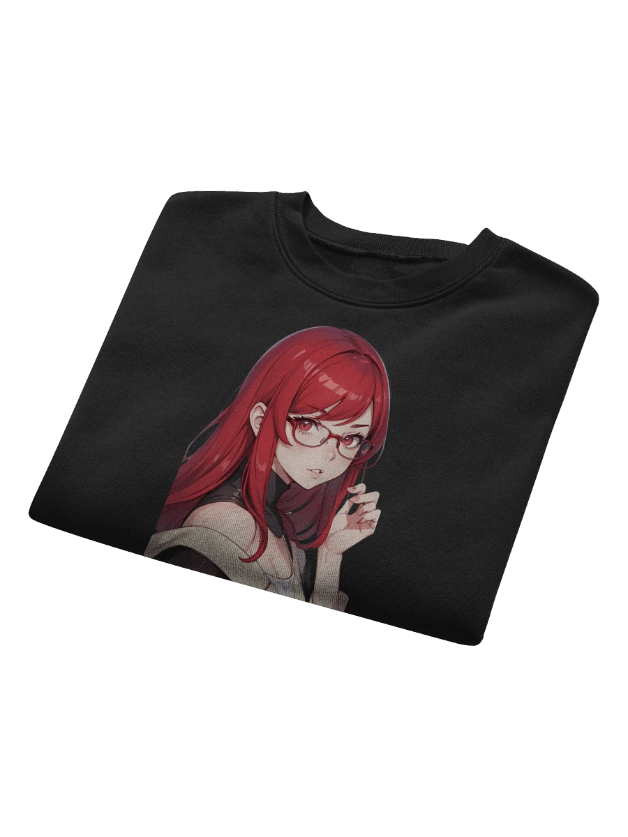 (Red WAIFU) K Crop Sweatshirt product image (8)
