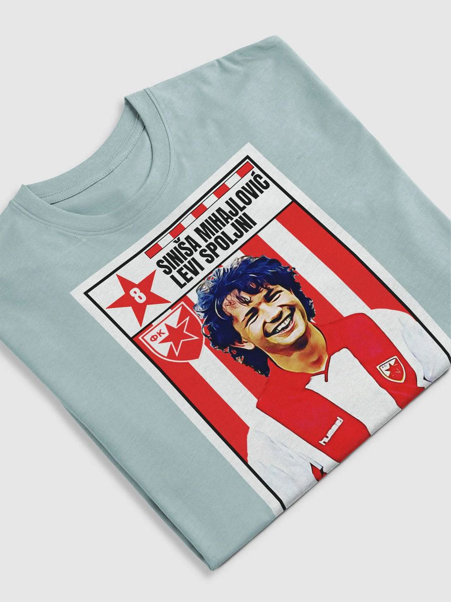 Siniša Mihajlović (FK Crvena Zvezda) #2 Cotton Heritage Men's Premium Heavyweight Tee product image (5)
