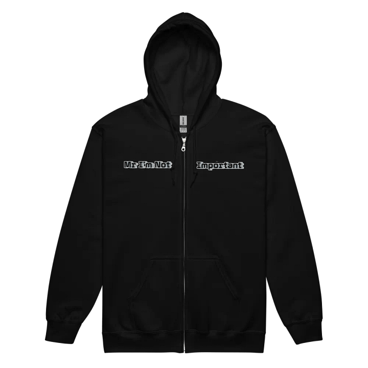 Unisex Heavy Blend Zip Hoodie - Mr I'm Not Important product image (2)