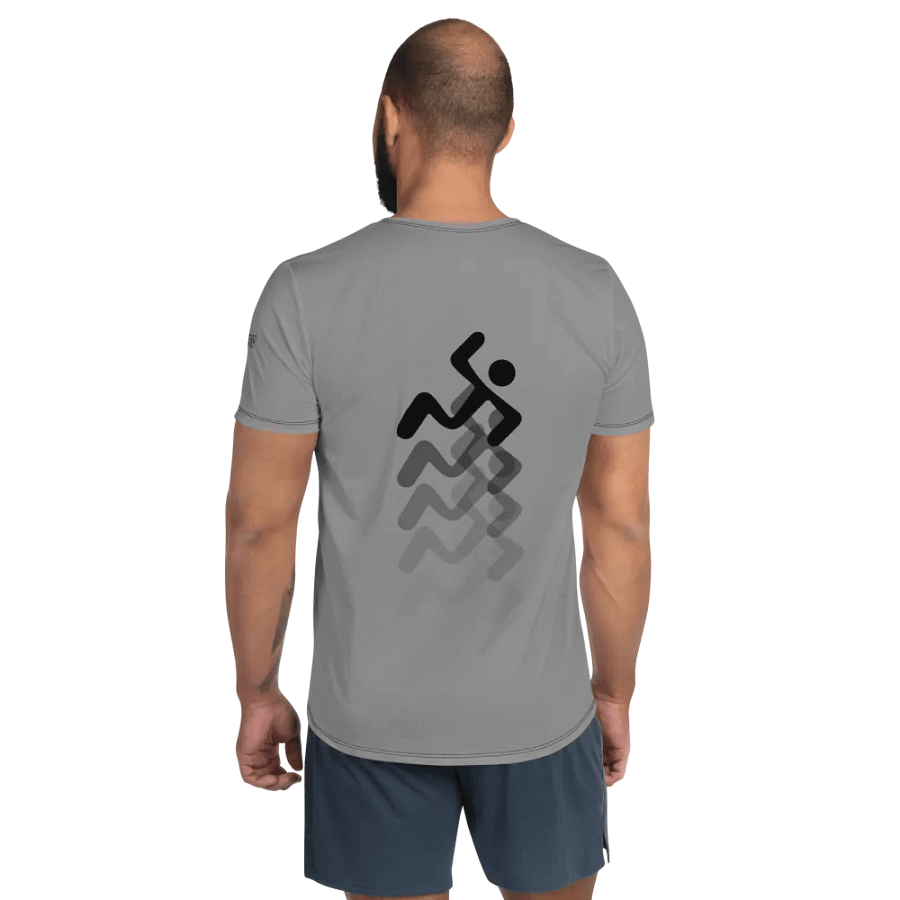 AF Athletic Tee Grey/Black product image (2)
