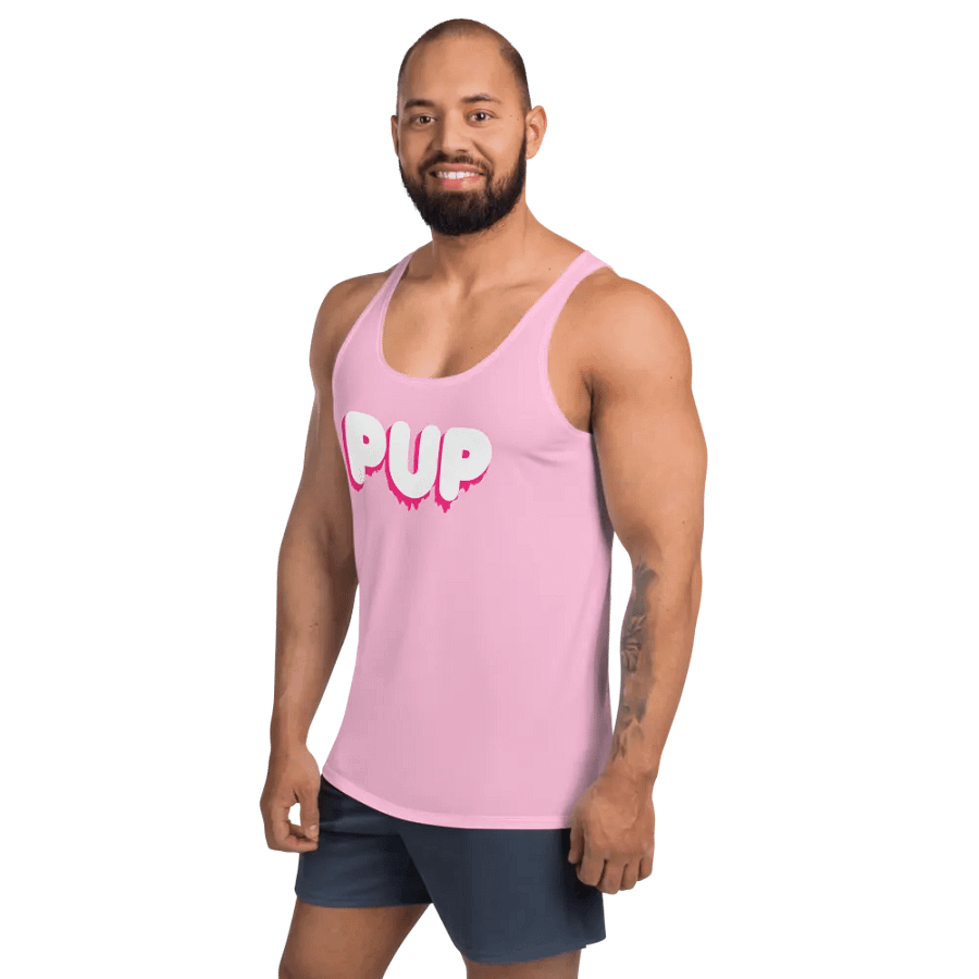 Identity Tank - PUP - Light Pink / Dark Pink / White product image (4)
