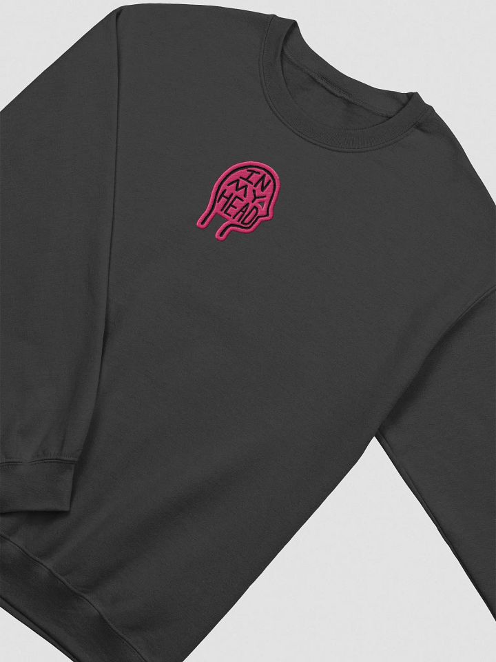 In My Head embroidered crewneck (pink contrast design) product image (1)