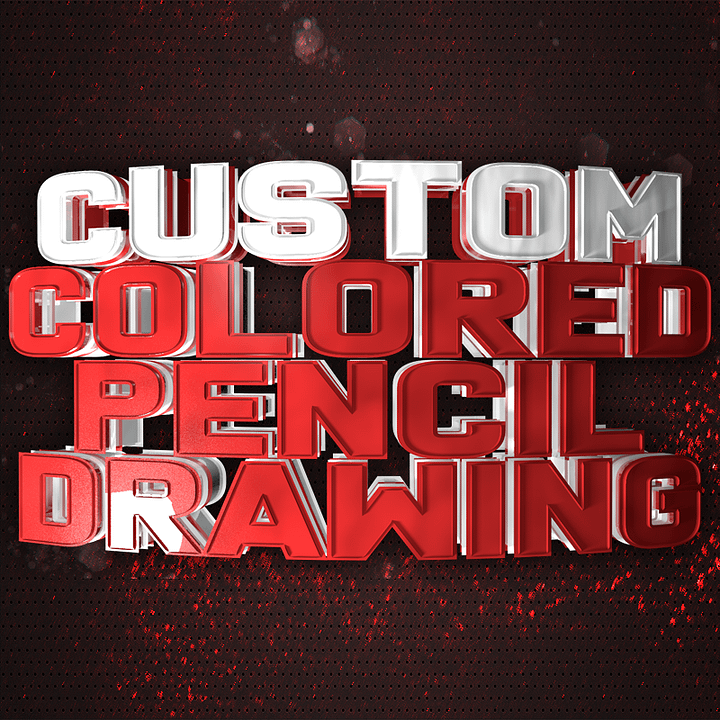 Custom Colored Pencil Drawing product image (1)