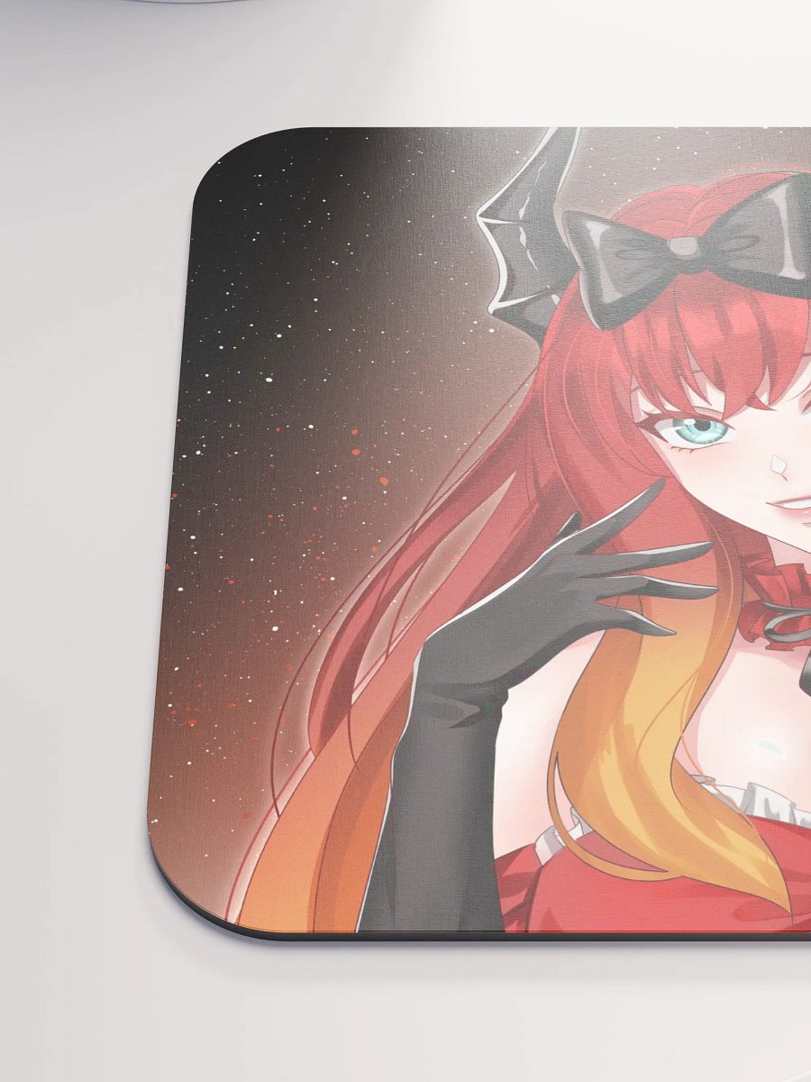 Starry-eyed Red Anime Mouse Pad product image (6)