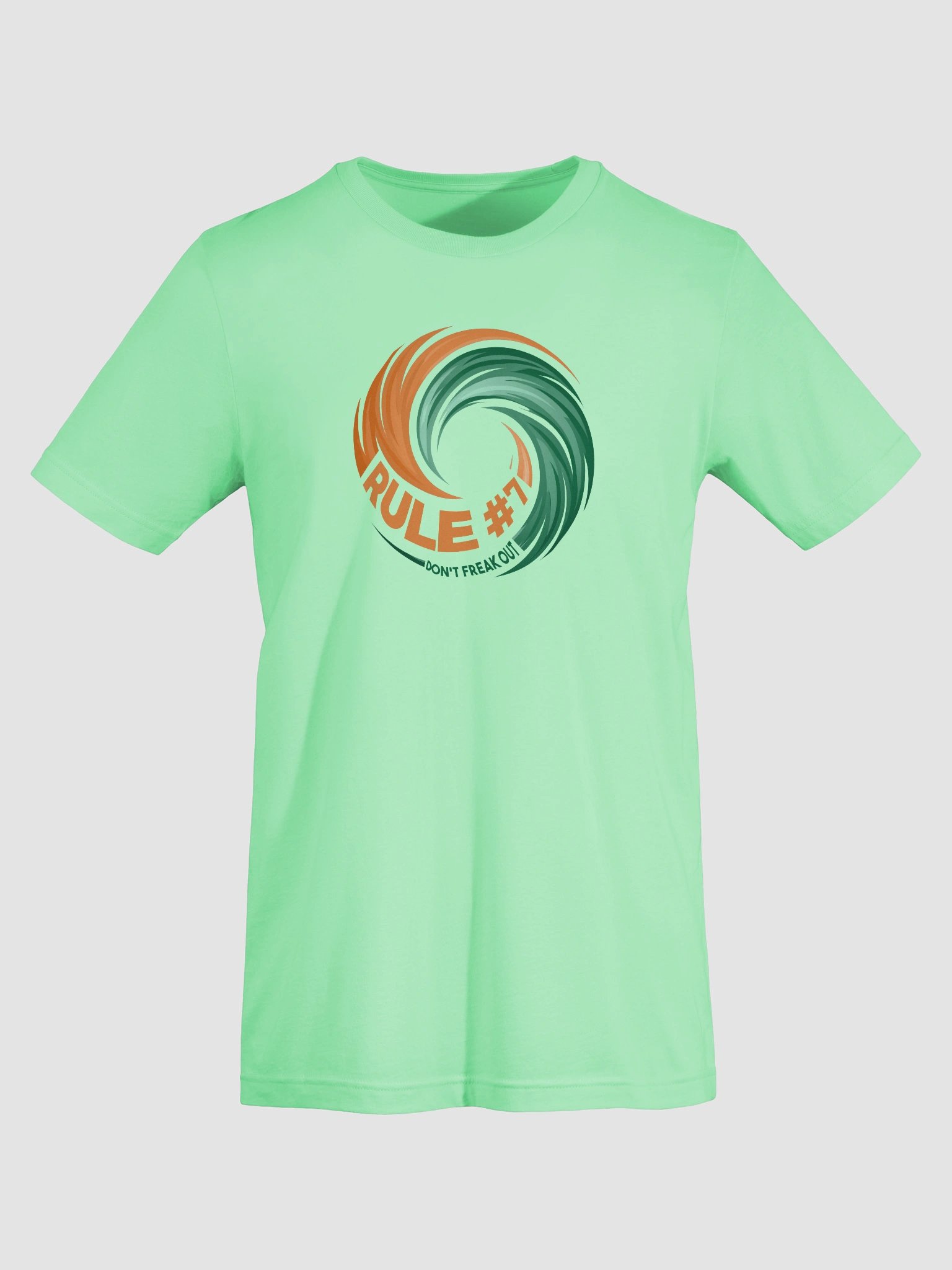Women's Rule #7 T-Shirt Green and Orange product image (79)