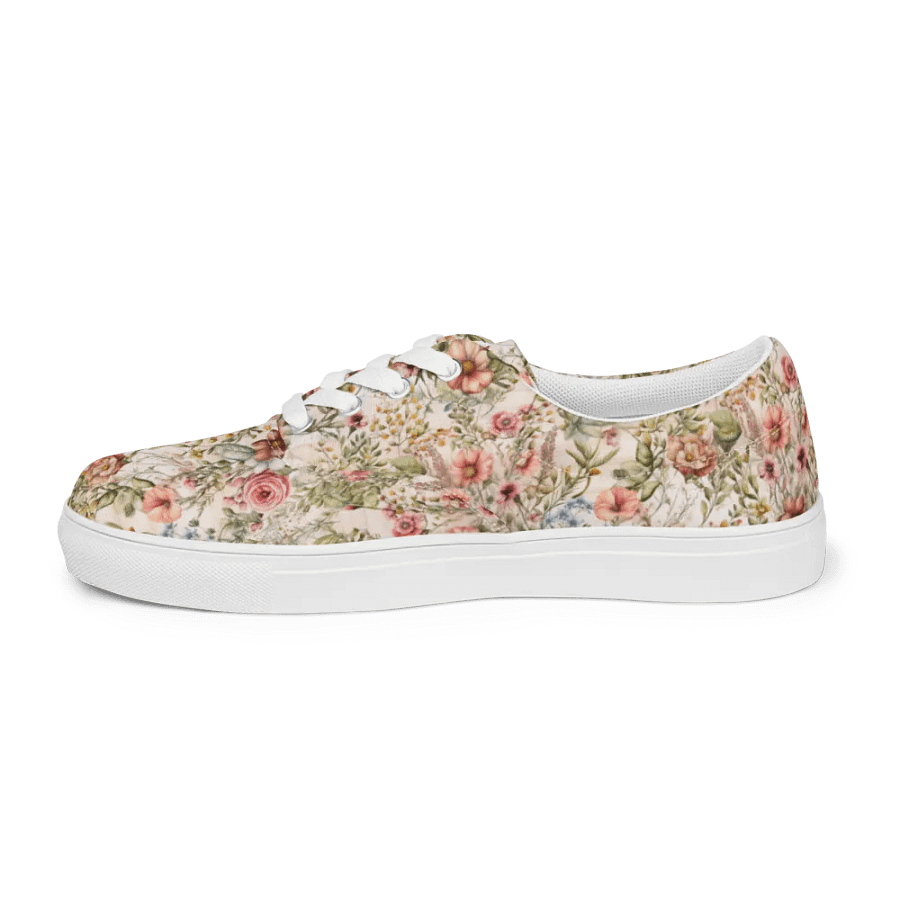 Blossom Breeze Lace-Up Canvas Shoes product image (4)