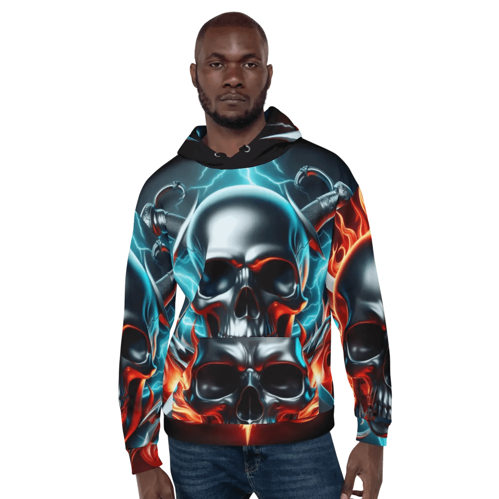 Power Surge - Unisex Skull Hoodie #36 product image (6)