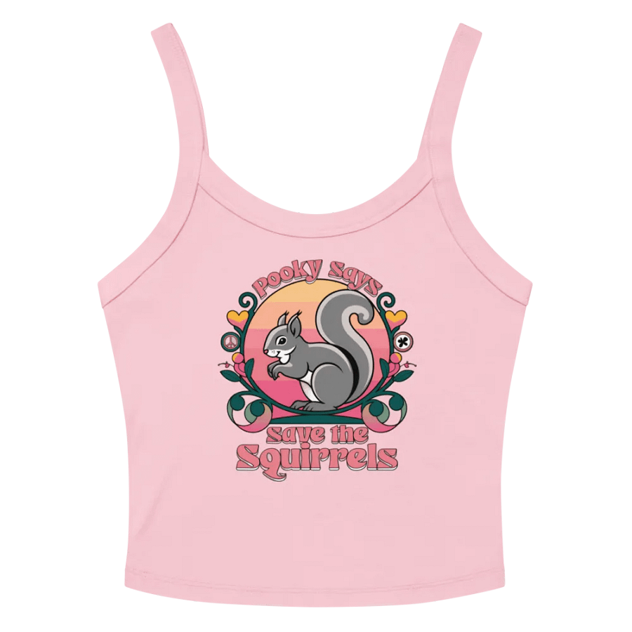 Pooky Says Save the Squirrels Women's Tank Top product image (2)