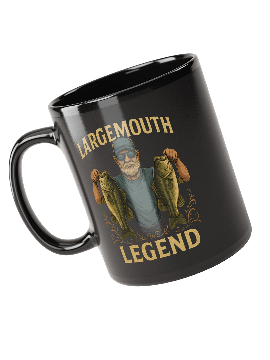 Bass Fishing Coffee Mug – Largemouth Bass Angler Cup for Fishermen product image (5)
